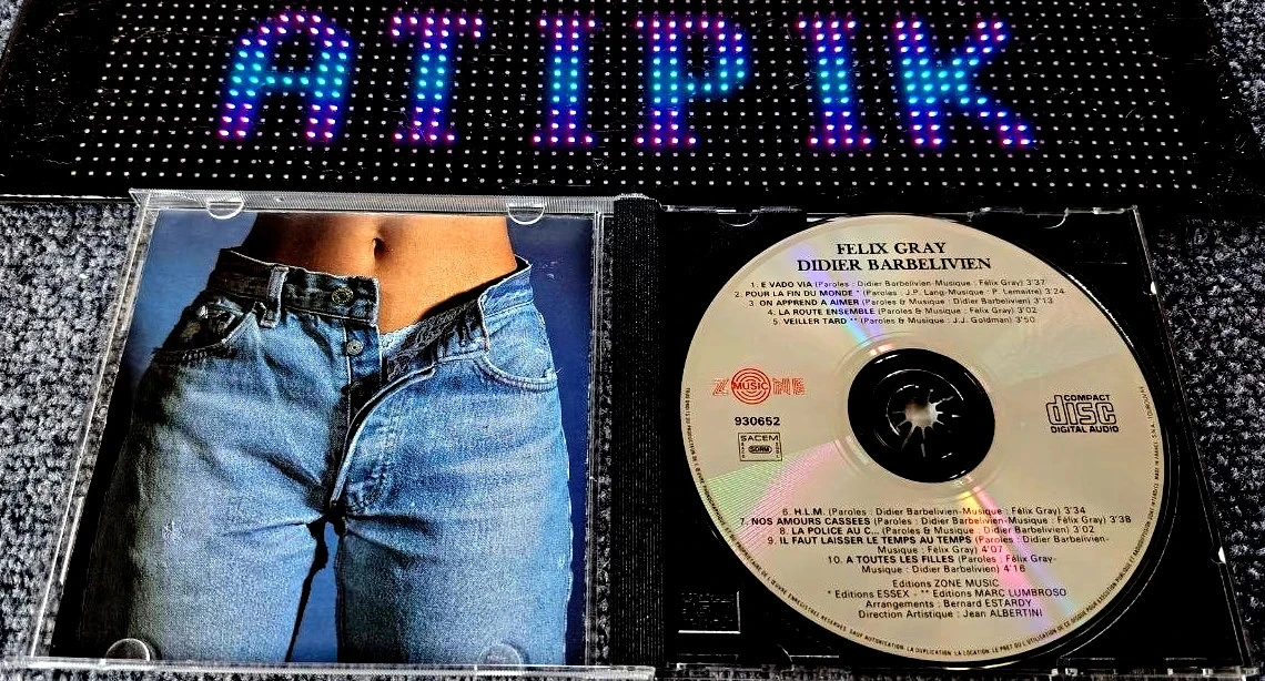🌞Felix Gray Didier Barbelivien - Los Amores Rotos - CD Original 1991 💕 – photo 3